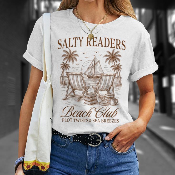 Summer Vibes Reading Book Lover Salty Readers Beach Club T-Shirt Gifts for Her Summer Vibes Reading Book Lover Salty Readers Beach Club T-Shirt Gifts for Her