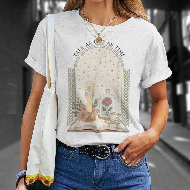 Tale As Old As Time Rose Candle And Book T-Shirt Gifts for Her