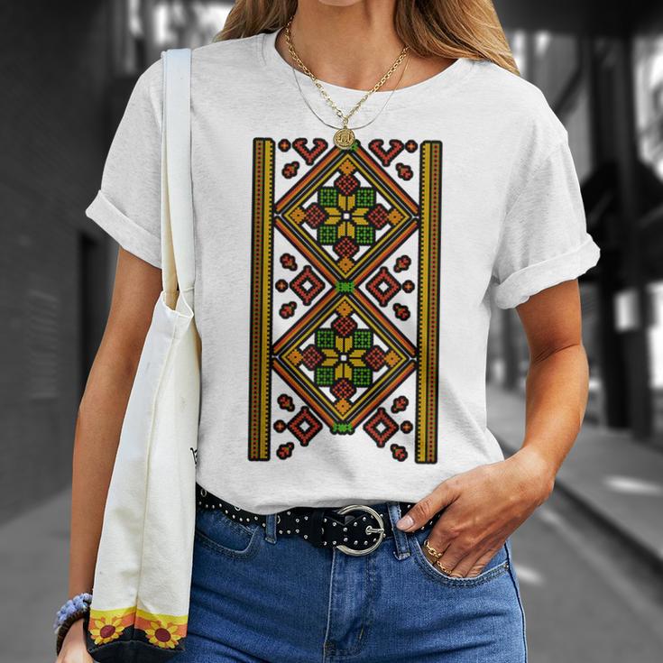 Vyshyvanka ウクライナ刺繍 刺繍 プロウクライナ語 Tシャツ 彼女への贈り物