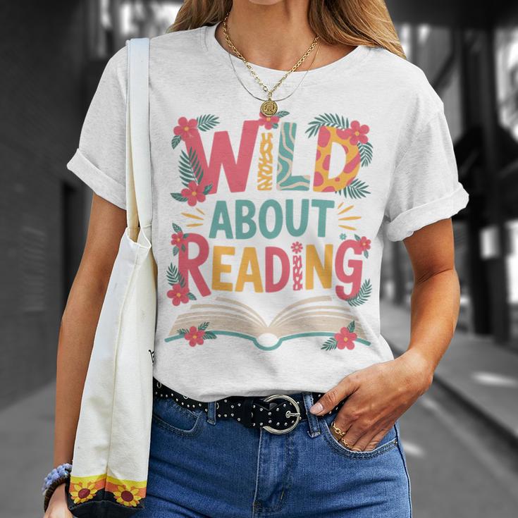 Wild About Reading Book Reading Library Writer Premium Tri-Blend T-Shirt Gifts for Her Wild About Reading Book Reading Library Writer Premium Tri-Blend T-Shirt Gifts for Her