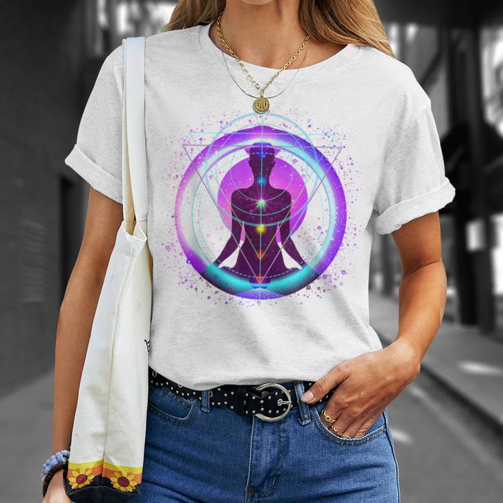Yoga Meditación Kundalini Chakra Energía Camiseta unisex Regalos para ella