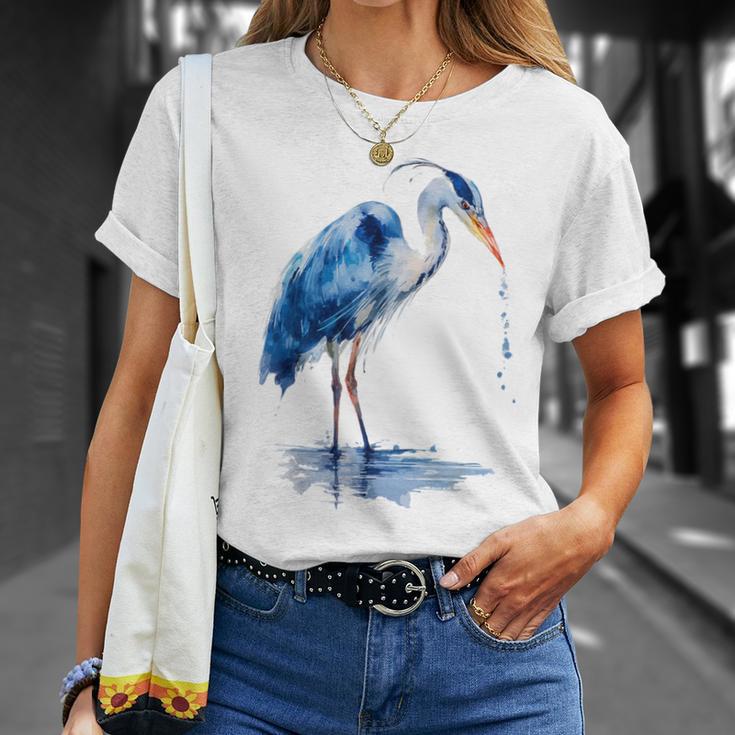 アオサギ バードウォッチング Tシャツ 彼女への贈り物