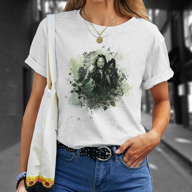 アラゴルン 北のレンジャー ファンタジー戦士の森 Papl3459 Tシャツ 彼女への贈り物