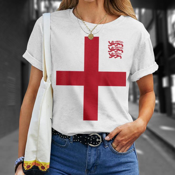 イングランドサッカージャージ。 Tシャツ 彼女への贈り物