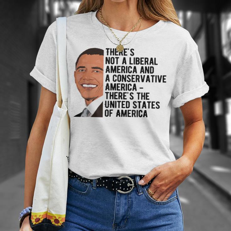 オバマ引用アメリカンギフト Tシャツ 彼女への贈り物