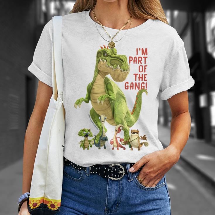 キッズ ギガントサウルス、最大の恐竜-カラフルで楽しいデザイン Tシャツ 彼女への贈り物
