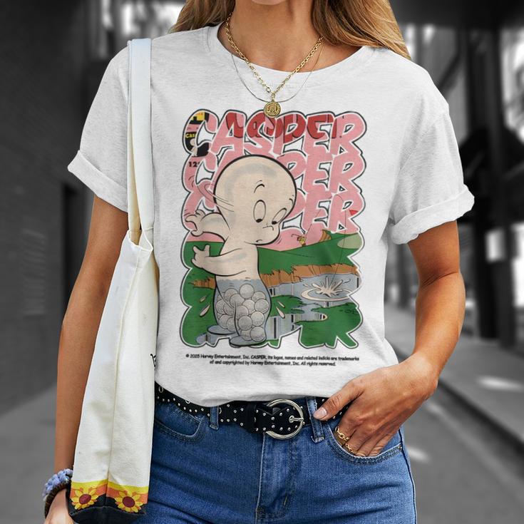 キャスパー 映画 クラシック レトロ コミック スタイル Tシャツ 彼女への贈り物