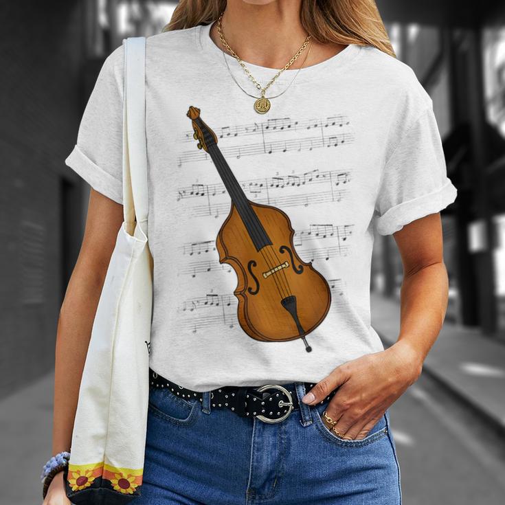 コントラバス講師 ベーシスト ジャズミュージシャン Tシャツ 彼女への贈り物