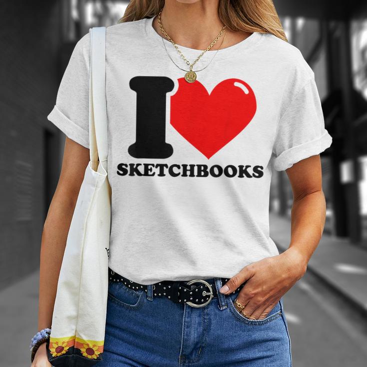スケッチブックが大好き Tシャツ 彼女への贈り物