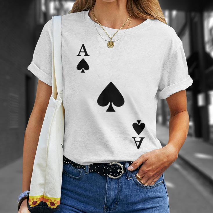 スペード、エース、カーニバル、コスチューム、ポーカー、カードプレイヤー。Poker Card Tシャツ 彼女への贈り物