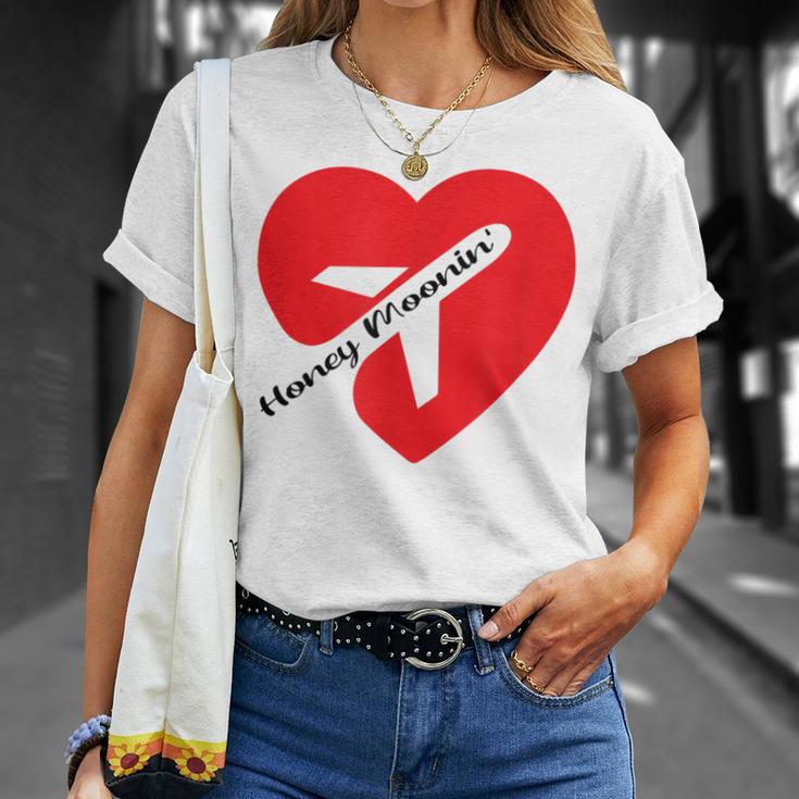 ハネムーンイン カップル向けギフト 休暇 ハネムーンに Tシャツ 彼女への贈り物
