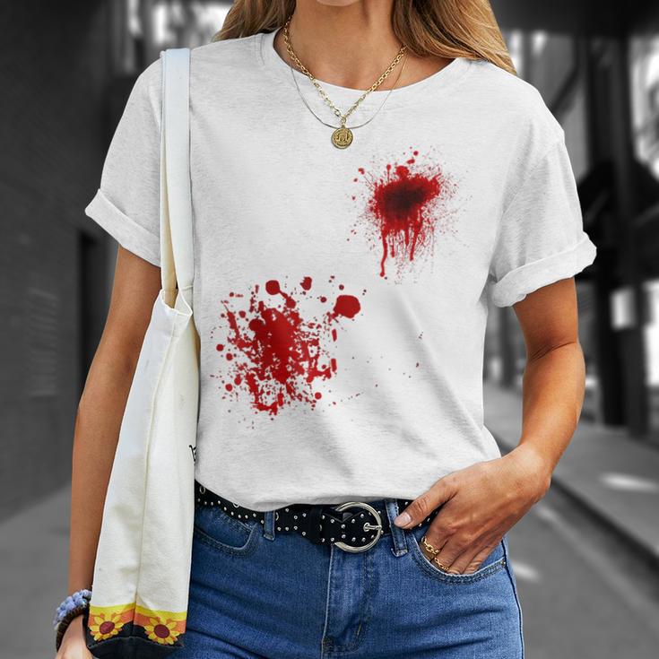 ハロウィン用血しぶき Tシャツ 彼女への贈り物
