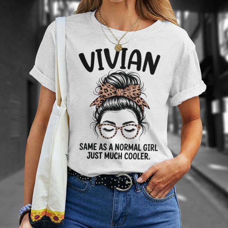 ビビアン ノーマルガールと同じ Just Much Cooler ガールネーム Tシャツ 彼女への贈り物