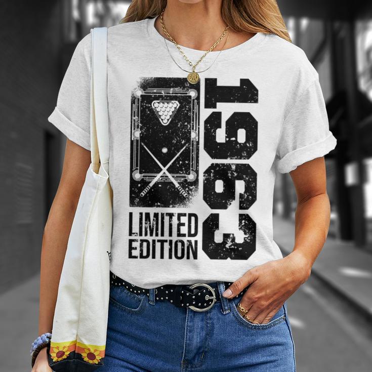 ビリヤード スヌーカーゲーマー ビンテージ 1963 誕生日 プール-ビリヤード 長袖tシャツ Tシャツ 彼女への贈り物