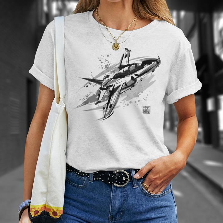 ブルーインパルス 墨絵 ホワイト Tシャツ 彼女への贈り物