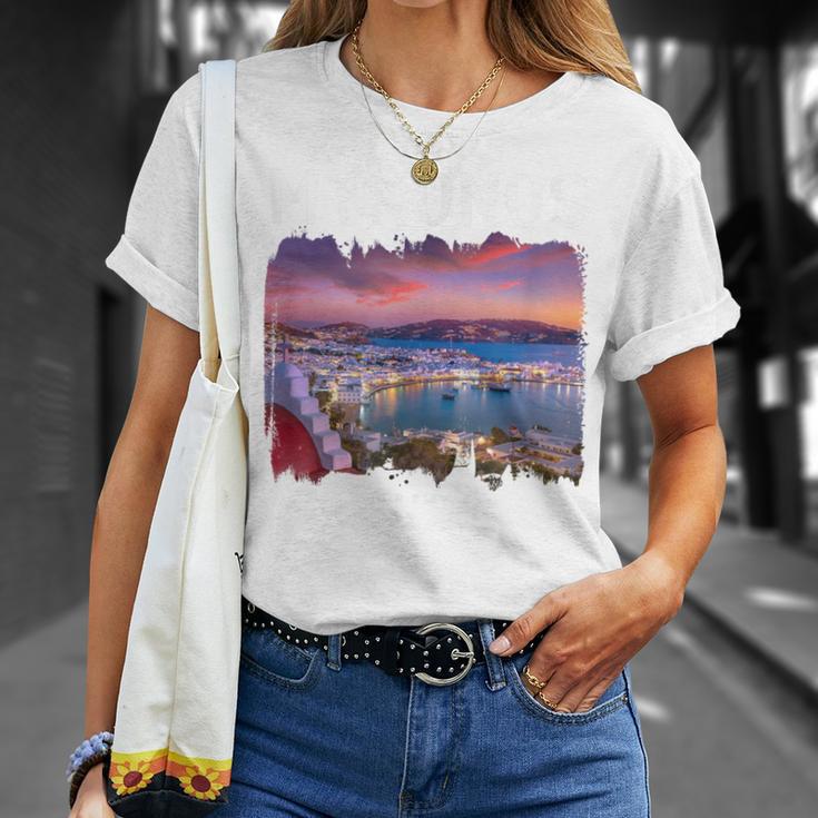 ミコノス島 お土産ミコノス ギリシャミコノス Tシャツ 彼女への贈り物