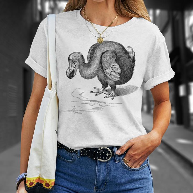 ヴィンテージドードーバードプリント Tシャツ 彼女への贈り物