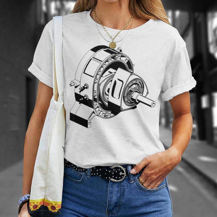 ヴィンテージロータリーエンジン設計図 カーグラフィック Tシャツ 彼女への贈り物