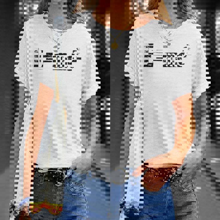 物理相対性理論e Mc2方程式の式 EMc2 Tシャツ 彼女への贈り物