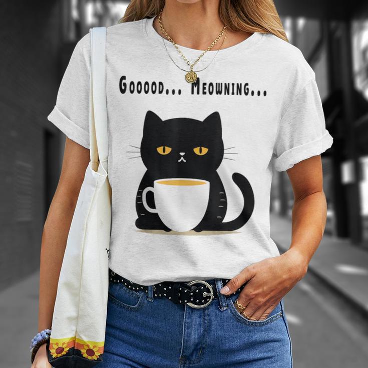 疲れた黒猫 – 月曜日の気分そのまま Tシャツ 彼女への贈り物