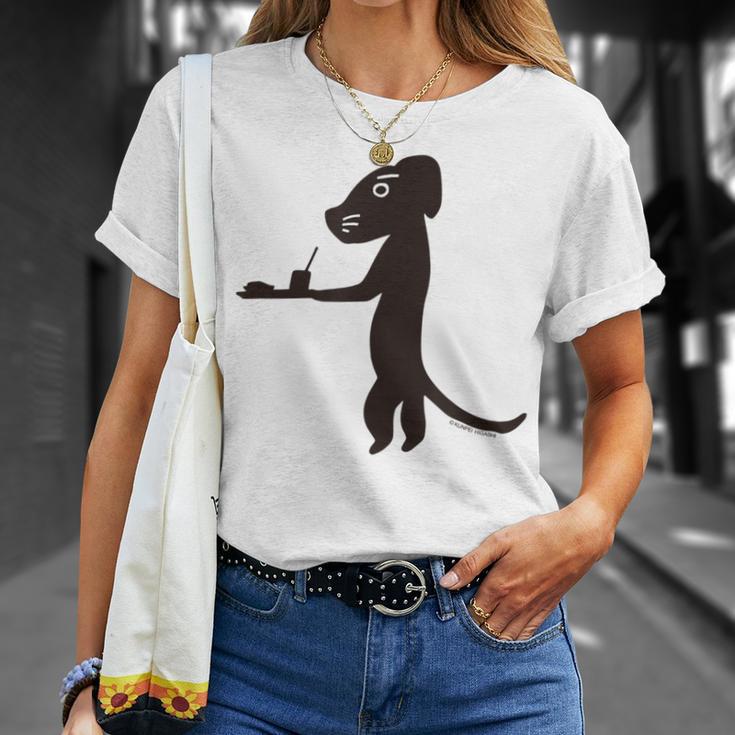 詩とメルヘン 東君平 インド洋の犬 Tシャツ 彼女への贈り物