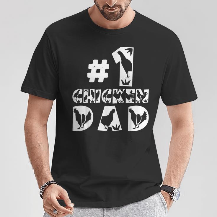 1 Papà Pollo Padre Pollo Maglietta Regalos divertidos