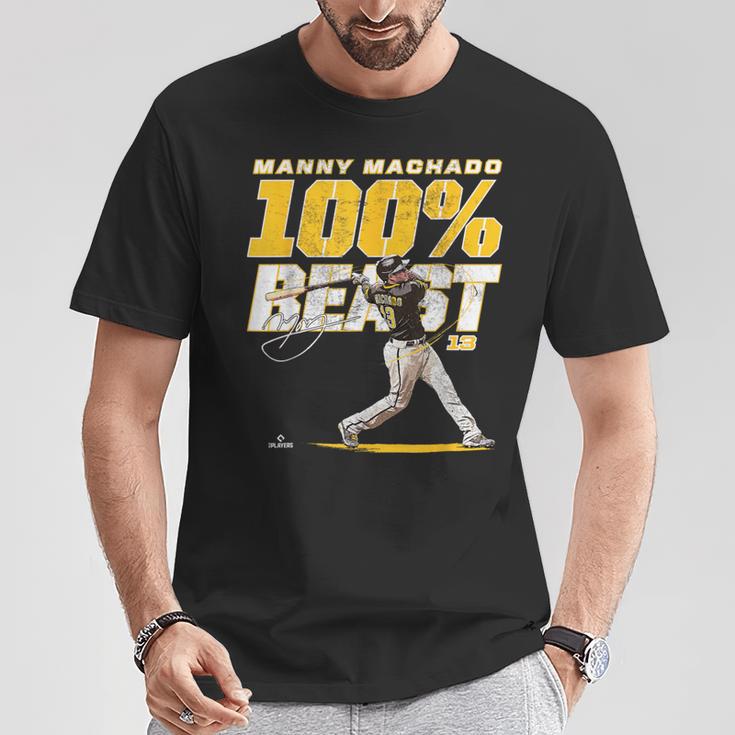 100 Beast Manny Machadoan Diego Mlbpa Tシャツ 面白い贈り物