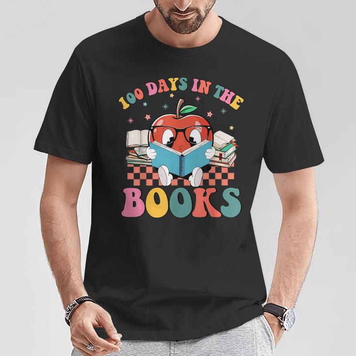 100 Days In The Books Reading Lover 100th Day Of School T-Shirt Unique Gifts