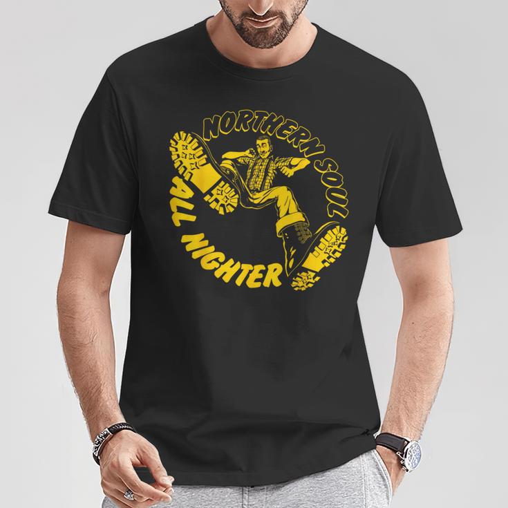 1960'S Mod Northernoul All Nighter Bootboyoulboyka Man Tシャツ 面白い贈り物