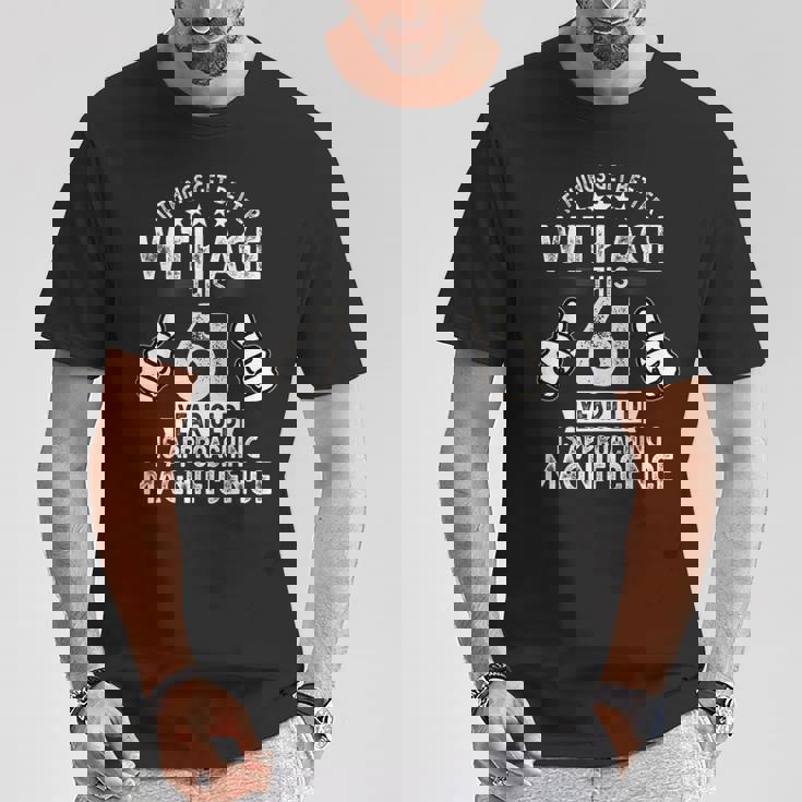 1962年生まれの男性の61歳の誕生日 Tシャツ 面白い贈り物