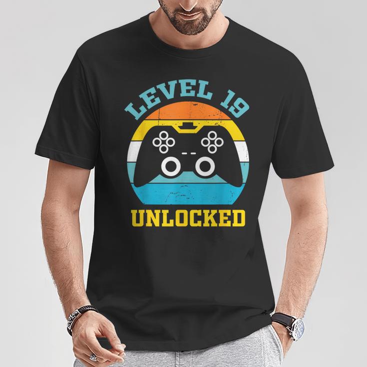 19歳 19歳の誕生日ギフト レベル19 アンロック ゲーマー Tシャツ 面白い贈り物
