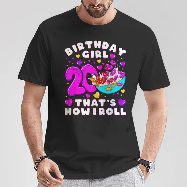 20歳のバースデーガール、20年目のフルーツコーンループス、背番号20 Tシャツ 面白い贈り物