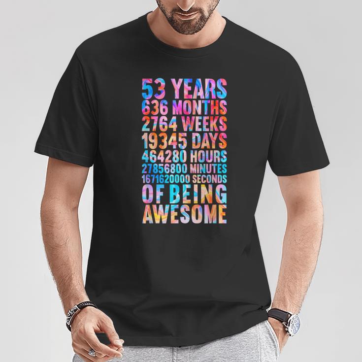 53歳の誕生日の面白いシャツ オールドメーター 面白い53歳ギフト Tシャツ 面白い贈り物
