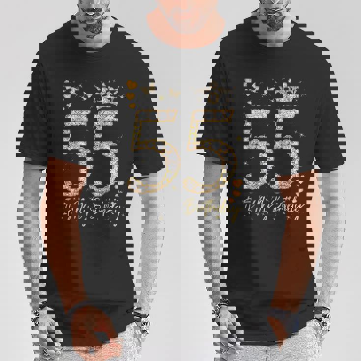 55 It's My Birthday、It's My 55Th Birthday、55歳 Tシャツ 面白い贈り物