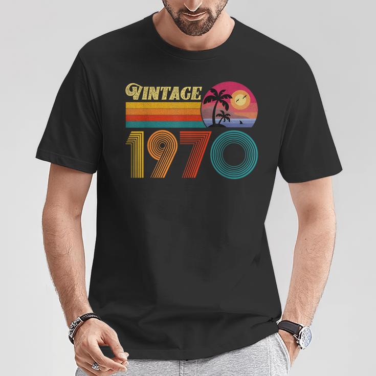 56歳の誕生日プレゼント 56歳 男性 女性 レトロ ヴィンテージ 1970 Tシャツ 面白い贈り物