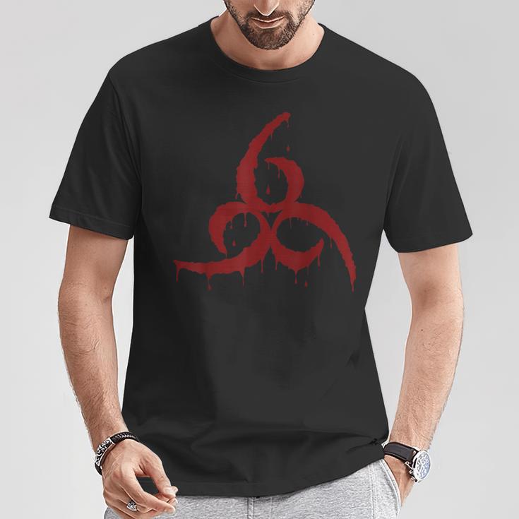 666 デビルグラフィック 獣の数 サタン Tシャツ 面白い贈り物