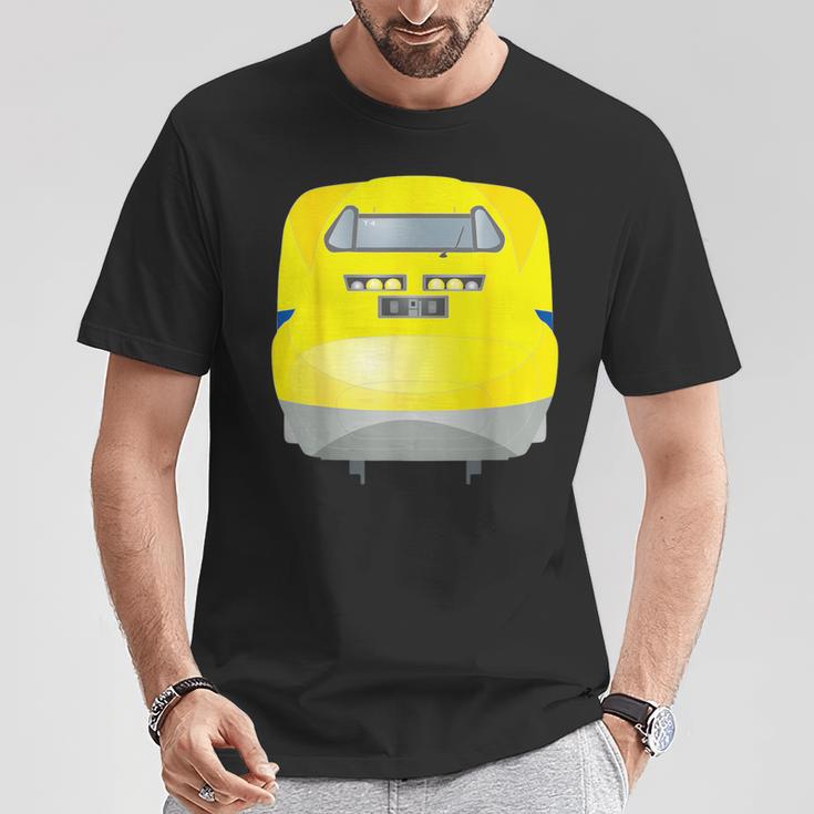 923形ドクターイエローイラスト Tシャツ 面白い贈り物