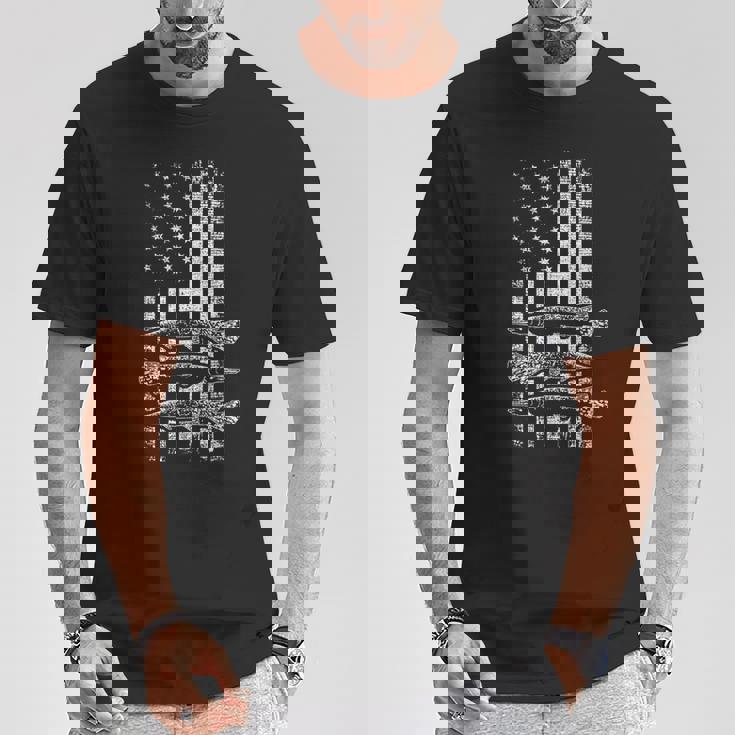 Alligator Gar Usa レトロ ヴィンテージ アメリカン ガーフィッシュ ガーパイク Tシャツ 面白い贈り物