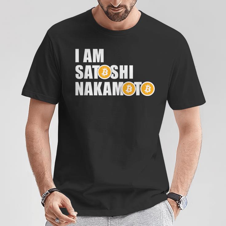 I Amatoshi Nakamoto Bitcoin Creator Meme Tシャツ 面白い贈り物