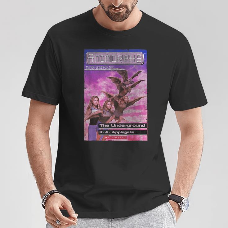 Animorphs The Underground Bat Transformation Book Cover T-Shirt Unique Gifts Animorphs The Underground Bat Transformation Book Cover T-Shirt Unique Gifts
