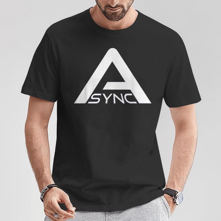 Async Backroom Pixels Research Tシャツ 面白い贈り物