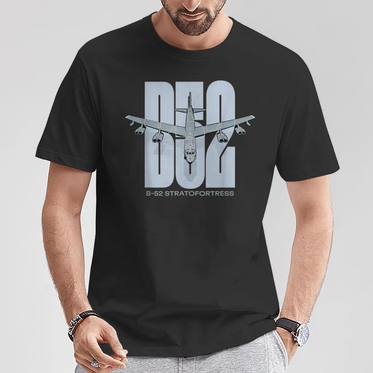 B-52Tratofortress Bomber Gráfico De Aviación Militar Camiseta unisex Regalos divertidos