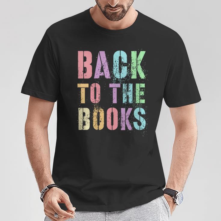 BACK TO THE BOOKS Happy First Day School Future Grads T-Shirt Unique Gifts