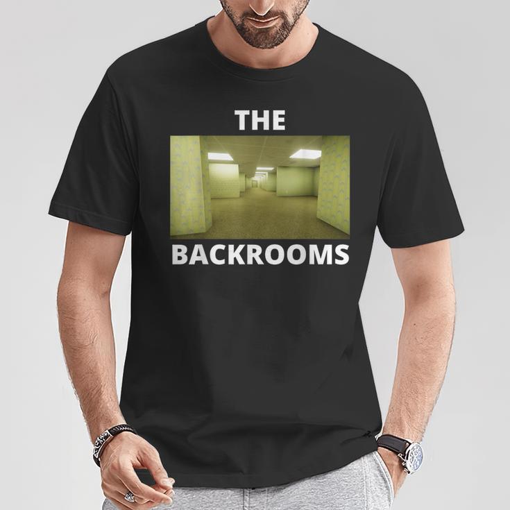 The Backrooms Creepypasta Memeへようこそ Tシャツ 面白い贈り物