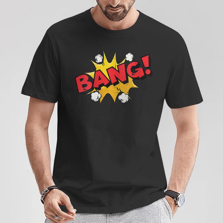 BANG Comic Book Cartoon Pop Art Vintage T-Shirt Unique Gifts