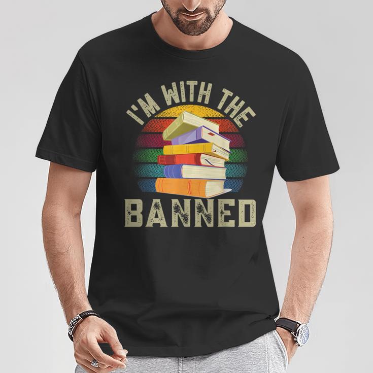 Banned Books I'm With The Banned T-Shirt Unique Gifts Banned Books I'm With The Banned T-Shirt Unique Gifts