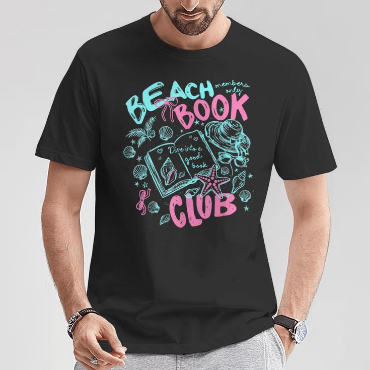 Beach Book Club Summer Book Lover Reading Summer Sayin Quote T-Shirt Unique Gifts