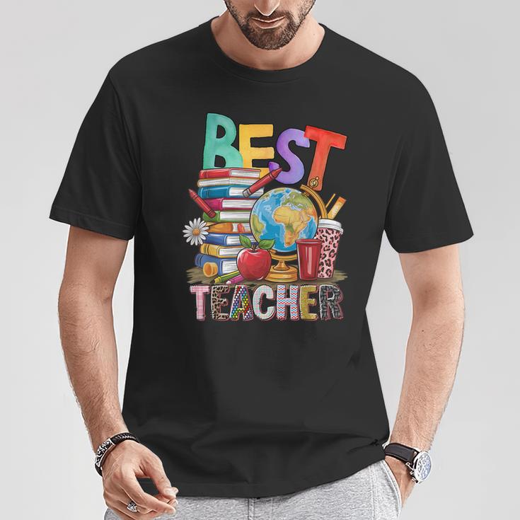 Best Teacher I Love My Teacher Ever Best Teacher Tシャツ 面白い贈り物