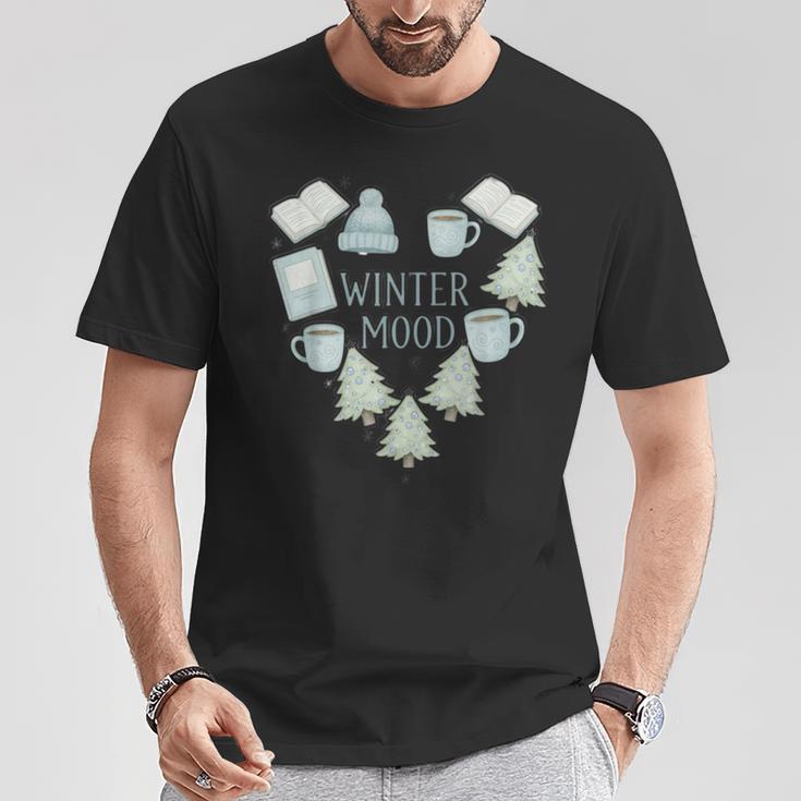 Big Winter Mood Book Lover's T-Shirt Unique Gifts