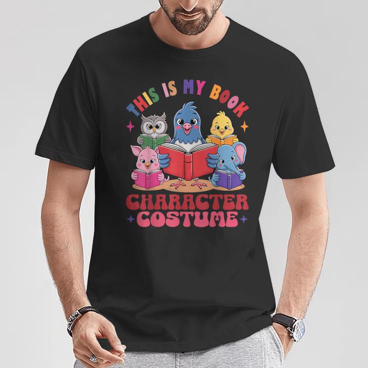 This Is My Book Character Costume Animals Kids Reading T-Shirt Unique Gifts